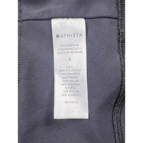 Athleta Run With It 16" Skort Black Athletic Running Skirt Womens Size Large L . - Picture 10 of 11
